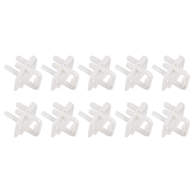 Uxcell 10 Pack Couvercles de Prise Étanches, Couvercles de Prise Installation Facile Protecteurs de Prise Électrique Couvercle de Prise de Sécurité Fiches Blanc