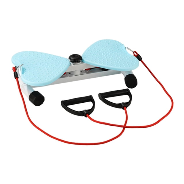 Almencla Waist Twister Machine Balance Training Professional Versatile Ab Twist Board Blue With Rope