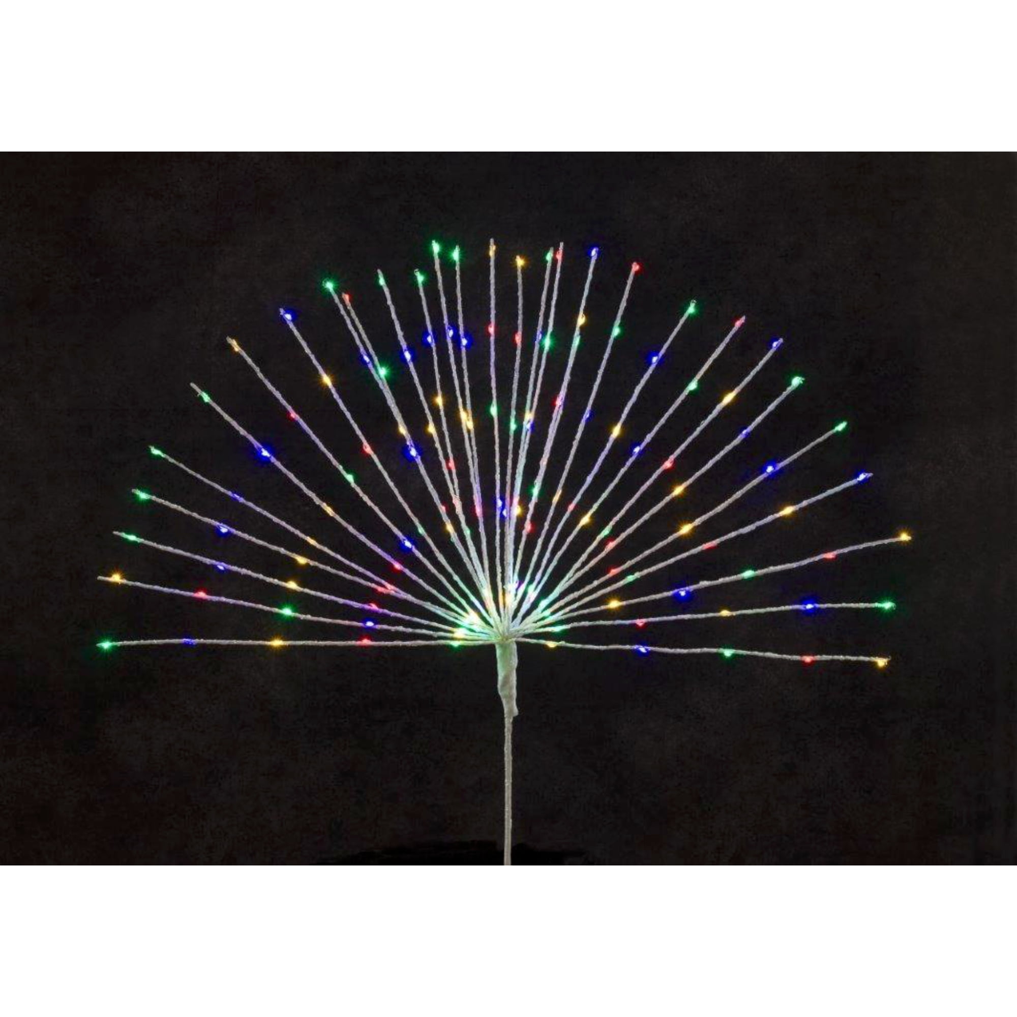 Set of 2 Lighted LED Contemporary Starburst Christmas Tree Topper