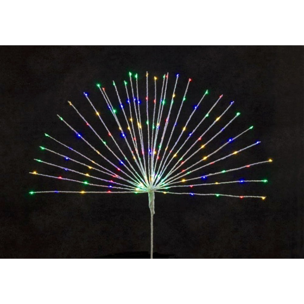 Set of 2 Lighted LED Contemporary Starburst Christmas Tree Topper