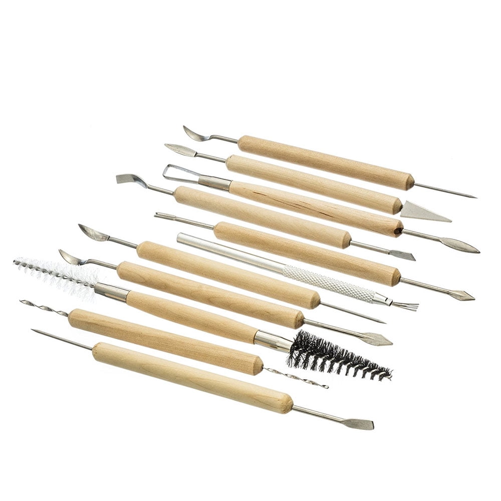 11PC Sculpting Tools Set Wax Carvers Stainless Steel Carving Wood
