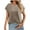 Khaki, variant on Fashion Olyvenn Womens Summer Tops Short Sleeve Ribbed T-Shirts Business Blouse Oversized Soft Casual Spring Outfits Blue L