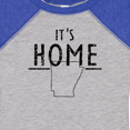 thumbnail image 3 of Inktastic It's Home- State of Arkansas Outline Distressed Text Boys or Girls Baby Bodysuit, 3 of 4