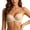 A-Beige27, variant on Womens Seamless Push Up T Shirt Bra Lightly Lined Bralette Adjustable Thin Strap Side Coverage Smoothing Comfort Bra