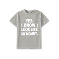 thumbnail image 5 of Funny "Yes, l Know l Look Like My Mommy" Graphic Tee - Soft, Lightweight,Casual Summer T-shirt with Short Sleeve, 5 of 9