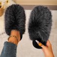 thumbnail image 2 of Achuyrbd Womens Fluffy House Slippers Plush Closed Toe Slip On Cozy Warm Indoor, 2 of 9