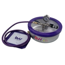 BVV 1 Gallon Flat Stainless Steel Vacuum Chamber