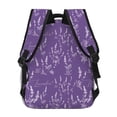 thumbnail image 5 of KLL Lavender Flowers Print Casual Backpack for Men Women,Travel Casual Backpack Outdoor Activities Bag Daypack for Travel Hiking Shopping Daily, 5 of 5