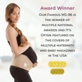 thumbnail image 4 of GABRIALLA Elastic Pregnancy Belly Band for Pregnant Women, Adjustable Maternity Belt, MS-96 (Beige, Small), 4 of 6