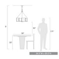 thumbnail image 3 of Golden Lighting Marco 5-light Chandelier in Pewter, 3 of 6