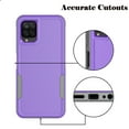 thumbnail image 5 of For Samsung Galaxy A03S A13 A14 A23 A32 A34 A53 A54 5G Case,Njjex 2 in 1 PC Phone Case ,Rubber & Rugged Shockproof Full Body Protection Case Cover-Purple, 5 of 6