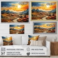 thumbnail image 4 of Designart "Mirage in Nevada s Canyons II" Canyon Wall Decor, 4 of 5