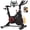 Black, variant on HXD-ERGO Exercise Bike, Air & Magnetic Resistance Stationary Bike for Home, Silent Belt Drive, App Compatible Cycling Bike with LCD Monitor, 350lbs Capacity Workout Bike