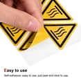 thumbnail image 4 of Uxcell Triangle High Surface Temperature Warning Sign Self Adhesive w symbol 40mm 10Pcs, 4 of 4