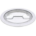 thumbnail image 4 of Seachoice Twist 'N' Lock Deck Plate, White w/ Clear Insert, Up to 6-1/2 In. Diameter, 4 of 5
