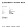 thumbnail image 2 of Honda CR-Z Wheel 2011-2015 16" Factory OEM 42700SZTA91, 2 of 2