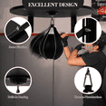 thumbnail image 4 of TEQIN Speed Bag Platform Kit, 24" Heavy Duty Wall Mount Boxing Training Equipment with Speed Punching Ball (10"x7") Adjustable Height Professional Fitness Ball Boxing Reaction Training Kit, 4 of 6