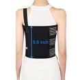thumbnail image 3 of Rib Brace Broken Rib Belt, Chest Brace Elastic Rib Support Brace for Men and Women, Chest Binder to Reduce Rib Cage Pain(S 25" to 33"), 3 of 5