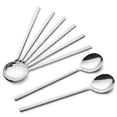 thumbnail image 2 of Cucharas de mesa IQCWOOD 8 piezas Acero inoxidable 21 cm, 2 of 3