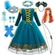 thumbnail image 2 of Brave Girl Merida-vestido de dibujos animados para niños, traje de juego de rol para niños, vestido de princesa de manga larga, disfraz de fiesta de Carnaval y Halloween Fivean unisex, 2 of 2