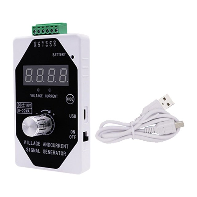 Registrador sin papel Generador de señales de 4-20 mA Simulador analógico Calibración Voltaje de corriente Termopar Generador de señales portátil