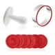 thumbnail image 1 of Advancent Molde de silicona para sellos de galletas de Navidad de 8 piezas, molde para pasteles, galletas, copos de nieve, lazo de Navidad, Herramientas y accesorios para hornear, 1 of 6
