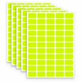thumbnail image 5 of Royal Green Price Labels Removable Stickers 1 inch x 5/8 inch Rectangular Clean Remove Stickers in Neon Yellow (25.5mm x 16mm) - 275 Pack, 5 of 6