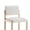 White sherpa-Washed Wood, variant on Dayalane 26" Modern Farmhouse Bar Stools Set of 4, Linen Fabric Upholstered Counter Height BarStools with Brushed Wooden Legs, Island Chairs for Kitchen Restaurant Pub, Brown Wood