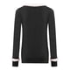 thumbnail image 5 of Pntutb Mujeres Sexy Navidad Copa de Vino Delgado Terciopelo Stiching Casual Impresión de manga larga con cuello en V Camisas Blusas tops Pntutb Pntutb-6536, 5 of 5