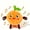 Orange, variant on LHYXU New Interactive Music Plush Toy, Stuffed Doll Fruit Shape Happy Interaction Touch Sensitive The Perfect Gift For Birthdays Easter Halloween Christmas Valentine's Day(Heart)