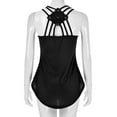 thumbnail image 5 of Gomelly Women Vest Scoop Neck Tank Top Fashion T Shirts Ladies Sexy Beach Pullover Sleeveless Tee Black M, 5 of 9