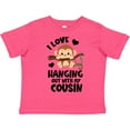 thumbnail image 3 of Inktastic Monkey I Love Hanging out with My Cousin Boys or Girls Toddler T-Shirt, 3 of 5