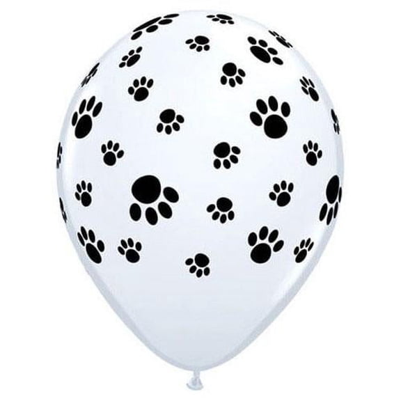 LOONBALLOON Birthday Childeren Balloons, 11″ PAW PRINTS