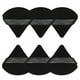 thumbnail image 3 of Borla de polvo triangular, borla de terciopelo corta, borla de polvo de pie, borla de terciopelo para maquillaje, esponja súper suave de doble cara, borla de polvo negra en caja, 3 of 5