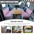 thumbnail image 3 of XYZCANDO Light Purple Print RV Dinette Cushion Covers Stretchable Couch Cushion Covers Solid Color Print Washable Slip Covers for Loveseat Sofa Slip Covers for 2 Seat Cushion Couch Designed Gifts, 3 of 7