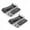Charcoal, variant on IH Scout 1961-1980 Airplane 2 Point Red Lap Bench Seat Belt Kit - 3 Belts
