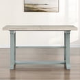 thumbnail image 2 of Steve Silver Darcy Green and Natural Extendable Counter Height Dining Table, 2 of 10