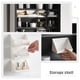 thumbnail image 5 of GOOHOCHY 2 juegos de estantes de almacenamiento de pared para baño, estantes de almacenamiento sin perforaciones, soportes para artículos diversos de baño, 5 of 7