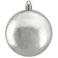 thumbnail image 3 of 32ct Silver Shiny Shatterproof Christmas Ball Ornaments 3.25" (82mm), 3 of 3