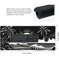 thumbnail image 2 of Sea Wave Large Mouse Pad - Sunset Gaming Gaming Mouse Pad Palm Trees Extended Mouse Mat Desk Pad Tropical Mice Pad for Home Office 35.4 x 15.7 Inch, 2 of 5