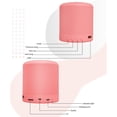 thumbnail image 2 of Xinxinyy Macaron Mini Haut-Parleur Bluetooth Portable Stéréo Sans Fil Haut-Parleur Mini Colonne Musique Basse 5W Haut-Parleur Extérieur Noir, 2 of 5