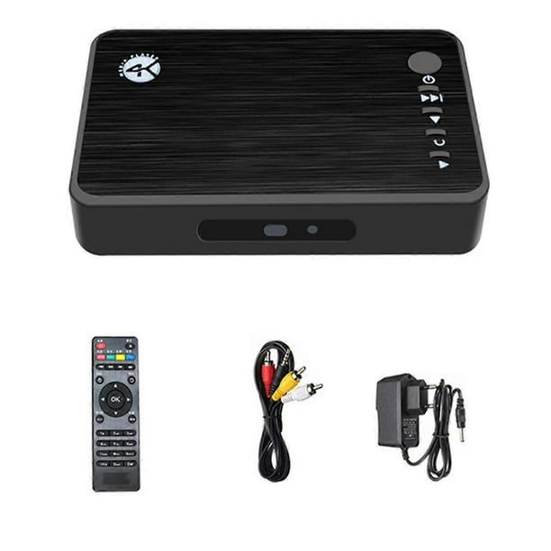 4K Ultra HD Media Player for Car TV SD MMC RMVB MP3 USB External HDD U Disk MultiMedia Media Player