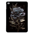 thumbnail image 2 of for iPad Mini 5th Generation 2019 7.9" Floral Pattern Case, Luxury Ultra Slim Flexible Lightweight Anti-Fingerprint Drop Protective Heat Dissipation with Soft TPU Back Cover, Black Rose, 2 of 6