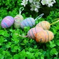 thumbnail image 6 of BOLLSLEY 6pcs Hanging Foam Easter Eggs Speckled Eggs Ornaments Decorative Easter Eggs in Transparent Packing Box, 6 of 6