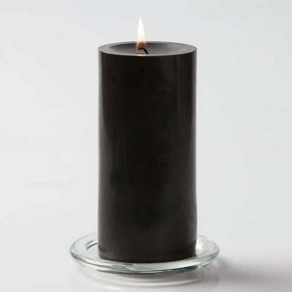 Richland Pillar Candle 3" x 6" Black