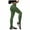 Army Green, variant on Mesh Panel High Waist Yoga Pants for Women Butt Shaping Fitness Training Trousers