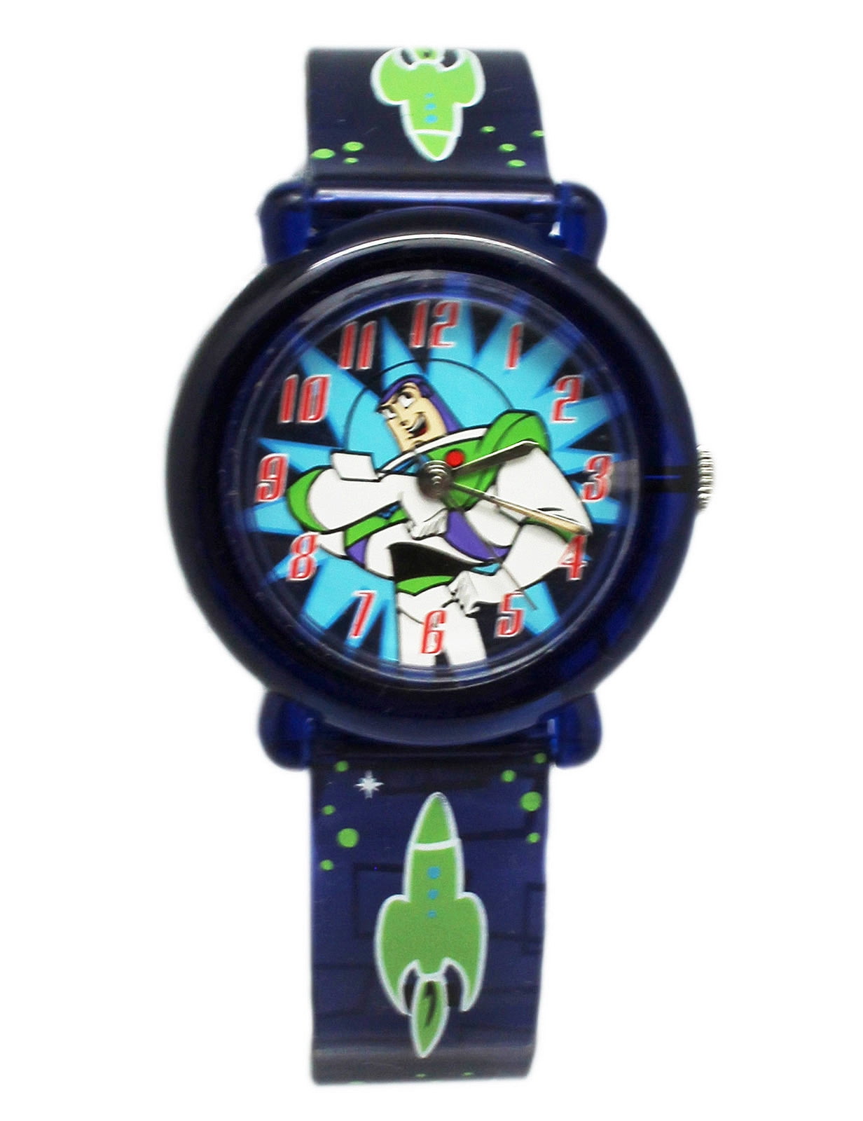 Disney's Toy Story Buzz Lightyear Blue Colored Analog Watch (25mm ...