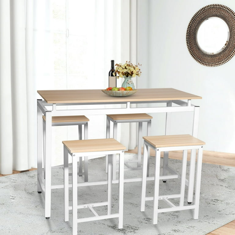 Albiery 5 Piece Counter Height Dining Set Table Mechanism