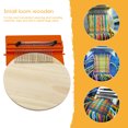 thumbnail image 4 of Telar Pequeño Telar de costura DIY máquina de tejer para niños herramienta portátil de telar de madera Sywqhk Libre de BPA, 4 of 6