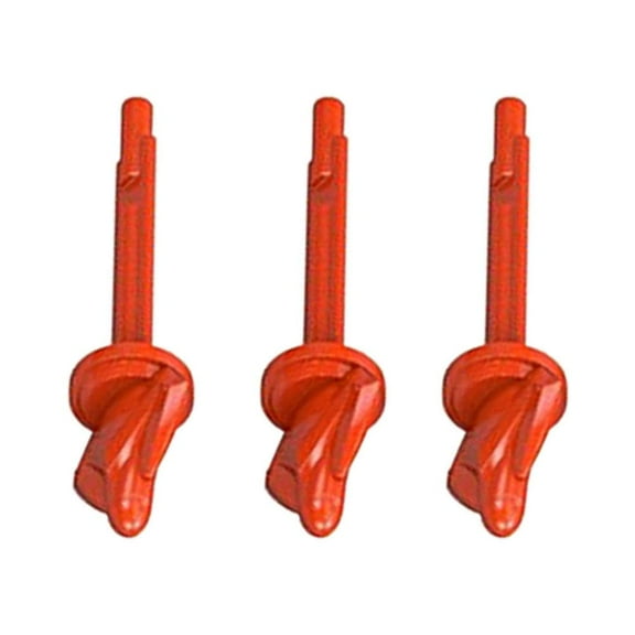 Replacement Parts for Imaginext Batmobile - DHT64 ~ DC Superfriends Batmobile Playset ~ Replacement Package of 3 Orange Projectiles